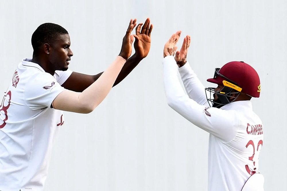 Two wickets apiece for Holder and Joseph