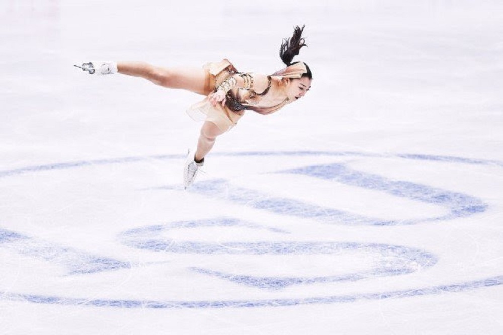 Kaori Sakamoto (JPN) claims Short Program